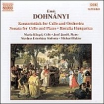 Sonata x vlc, Konzertstuck x vlc e orchestra, Ruralia Hungarica  DOHNÁNYI  ERNO