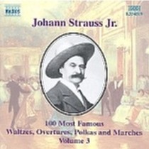 Selezione di 100 composizioni Vol.3: Der Carneval in Rom (ouverture), opp.270, 3  STRAUSS JOHANN
