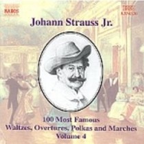 Selezione di 100 composizioni Vol.4: Waldmeister (Ouverture), opp.101, 301, 367,  STRAUSS JOHANN