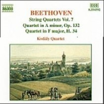 Quartetti x archi (integrale) Vol.7: Quartetti op.132, H 34 (trascr. della Sonat  BEETHOVEN LUDWIG VAN