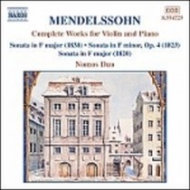 Opere x vl e pf  MENDELSSOHN FELIX