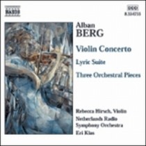 Concerto per violino, Suite lirica, 3 Pezzi per orchestra  BERG ALBAN