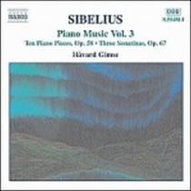 Opere x pf (integrale) Vol.3: 10 Pezzi op.58, 3 Sonatine op.67, 2 Rondini op.68  SIBELIUS JEAN