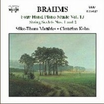Opere per pianoforte a 4 mani (integrale), Vol.13  BRAHMS JOHANNES