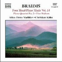 Opere per pianoforte a 4 mani (integrale), Vol. 14  BRAHMS JOHANNES