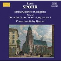 Quartetti per archi (Integrale), Vol.13: Quartetti n.9, n.17  SPOHR LOUIS