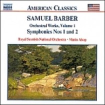 Opere orchestrali (integrale) Vol.1: Sinfonie n.1, n.2  BARBER SAMUEL