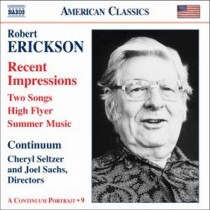 Recent Impressions, 2 Songs, High Flyer, Summer Music  ERICKSON ROBERT