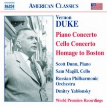 Concerto per pianoforte, Concerto per violoncello, Homage to Boston  DUKE VERNON