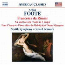 Francesca da Rimini, Suite in maggiore,Serenade (estratti)  FOOTE ARTHUR