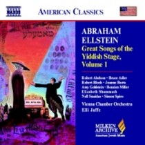 Great Songs of the Yddish Stage, Vol.1  ELLSTEIN ABRAHM