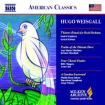 T'kiatot: Ritual for Rosh Hashana, Psalm of rhe Distant Love, 4 Choral Etudes...  WEISGALL HUGO