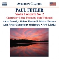 Concerto per violino n.2, Capriccio, 3 Poemi di Walt Whitman  FELTER PAUL