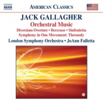 Diversions Ouverture, Berceuse, Sinfonietta, Symphony in One Movement:Threnody  GALLAGHER JACK