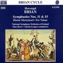 Sinfonia n.11, n.15, Doctor Merryheart,For Valour (Ouvertures)  BRIAN HAVERGAL