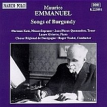 Canti di Borgogna  EMMANUEL MAURICE