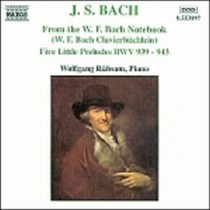 Composizioni dal Quaderno di W.F. Bach, 5 Piccoli Preludi BWV 939-943  BACH JOHANN SEBASTIAN