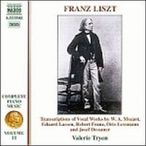Opere x pf (integrale) Vol.11: Trascrizioni da brani vocali di MOZART, LASSEN, F  LISZT FRANZ