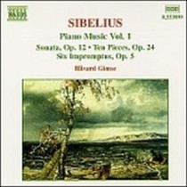 Opere x pf (integrale) Vol.1: Sonata op.12, 6 Improvvisi op.5, 10 Pezzi op.24  SIBELIUS JEAN