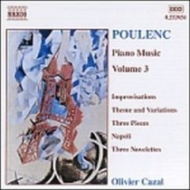 Opere x pf (integrale) Vol.3: Theme varie', Improvisations, 3 Pieces, Napoli, 3  POULENC FRANCIS