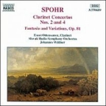 Concerto x clar n.2 op.57, n.4, Fantasia e variazioni su un tema di Danzi op.81  SPOHR LOUIS