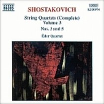 Quartetti x archi Vol.3 (integrale): Quartetti n.3 op.73 e n.5 op.92  SCIOSTAKOVIC DMITRI