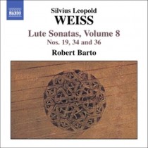 Sonate per liuto (integrale) Vol.8: Sonate nn.19, 34, 36  WEISS SILVIUS LEOPOLD