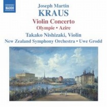 Concerto per violino VB 151, Olympie (musiche di scena, VB 33), Azire VB 18  KRAUS JOSEPH MARTIN