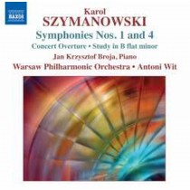 Sinfonia n.1 op.15, n.4 op.60 "Symphonie Concertante"  SZYMANOWSKI KAROL