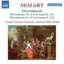 Divertimento n.11 K 251 e n.17 K 334  MOZART WOLFGANG AMADEUS