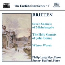 LiricheThe English Song Series 7  BRITTEN BENJAMIN