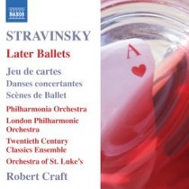Jau de Cartes, Danses Concertantes, Scènes de Ballet, Variations, Capriccio  STRAVINSKY IGOR