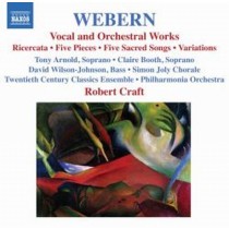 Variazioni per orchestra op.30, Lieder opp.8, 13, 14, 19; 5 Pezzi op.10  WEBERN ANTON