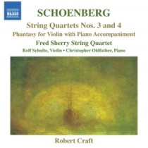 Quartetti per archi nn.3 e 4, Fantasia per violino e pianoforte  SCHOENBERG ARNOLD