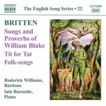 Songs and Proverbs of William Blake, Tit for Tat, Folk Song Arrangements  BRITTEN BENJAMIN