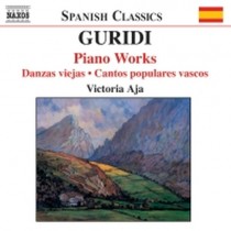 Opere per pianoforte: Danzas vejas, Cantos populares vascos, Vasconia  GURIDI JESÚS