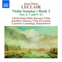 Sonate per violino e basso continuo - libro 2  LECLAIR JEAN-MARIE