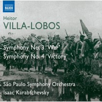 Sinfonia n.3 "Guerra", Sinfonia n.4 "Vittoria"  VILLA-LOBOS HEITOR