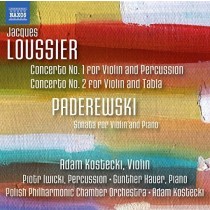 Concerto n.1 per violino e percussioni; Concerto n.2 per violino e tabla  LOUSSIER JACQUES