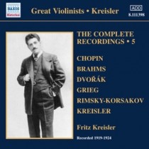 Integrale delle registrazioni, Vol.5: 1919-1924  KREISLER FRITZ  vl