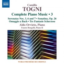 Opere per pianoforte (integrale), Vol.3  TOGNI CAMILLO