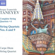 Quartetti per archi (integrale), Vol.4:Quartetto n.6 op.19, n.9  TANEYEV SERGEY IVANOVICH