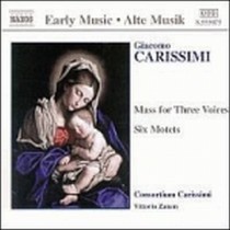 Messa a 3 voci maschili, 6 Mottetti  CARISSIMI GIACOMO