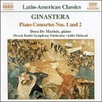 Concerto x pf n.1 op.28, n.2 op.39  GINASTERA ALBERTO