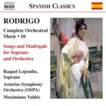 Opere per orchestra (integrale), vol.10: Songs and Madrigals  RODRIGO JOAQUÍN