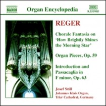 Pezzi per organo nn.7-9 e 10-12 op. 59,Introduzione e Passacaglia op.63  REGER MAX