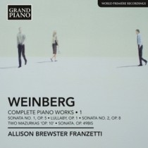 Opere per pianoforte (integrale), Vol.3  WEINBERG  MIECZYSLAW