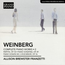 Opere per pianoforte (integrale), Vol.2  WEINBERG  MIECZYSLAW