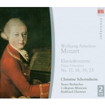 Concerti per fortepiano nn.17,18,19,25  MOZART WOLFGANG AMADEUS