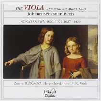 Sonata per viola BWV 1020, 1022, 1027, 1 028, 1029  BACH JOHANN SEBASTIAN